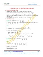 Bài giảng số 5: Quy đồng mẫu nhiều phân số