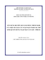 Xây dựng bộ tiêu bản giải phẫu thích nghi của một số loài cây ngập mặn ở khu dự trữ sinh quyển rừng ngập mặn cần giờ   tp hcm 