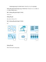 Tải Giải bài tập trang 15, 16 SGK Toán 1: Các số 1, 2, 3, 4, 5. Luyện tập - Giải bài tập Toán lớp 1