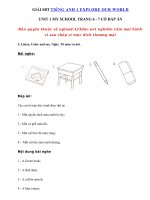 Tải Giải Tiếng Anh lớp 1 Unit 1 My School trang 8 11 SBT - Giải sách bài tập tiếng Anh lớp 1 Unit 1 Sách Cánh Diều