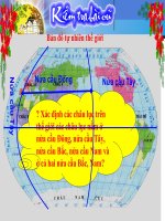 xác định các châu lục trên thế giới các châu lục nằm ở nửa cầu đông nửa cầu tây nửa cầu bắc nửa cầu nam và ở cả hai nửa cầu bắc nam