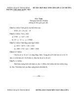 Tải Đề ôn thi học sinh giỏi môn Toán lớp 4 có đáp án - Thi học sinh giỏi Toán lớp 4