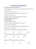 Tải Bài tập Toán lớp 4: Rút gọn phân số - Bài tập ôn tập Toán lớp 4