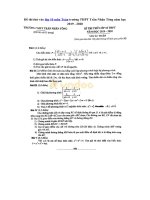 Tải Đề thi thử vào lớp 10 môn Toán trường THPT Trần Nhân Tông năm học 2019 - 2020 - Đề thi vào lớp 10 môn Toán năm 2019 có đáp án