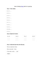 Tải Giải vở bài tập Toán 2 bài 21: Luyện tập - Giải vở bài tập Toán 2 tập 1