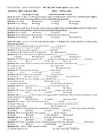 Tải Đề thi thử THPT Quốc gia năm 2017 môn Tiếng Anh có đáp án - Đề 69 - Đề thi thử Đại học môn Tiếng Anh năm 2017 có đáp án
