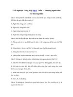 Tải Trắc nghiệm Tiếng Việt lớp 4 Tuần 1: Thương người như thể thương thân - Giải bài tập Tiếng Việt lớp 4