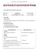 Giao an tap lam van lop 2 theo huong trai nghiem sang tao cua hoc sinh 