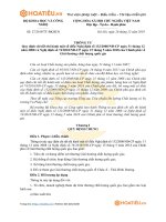 TT-BKHCN thi hành Nghị định về Giải thưởng chất lượng quốc gia - HoaTieu.vn