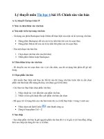 Tải Tin học 6 bài 15: Chỉnh sửa văn bản - Lý thuyết, trắc nghiệm môn Tin học 6