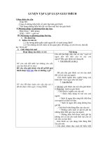 Tải Giáo án môn Ngữ văn lớp 7 bài 82 - Luyện tập lập luận giải thích