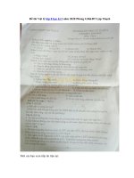 Tải Đề thi Vật lý lớp 8 học kì 2 năm 2020 Phòng GD&ĐT Lập Thạch - Đề thi Vật lý 8 học kì 2