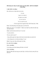Tải Đề thi học kì 2 lớp 12 môn Ngữ văn năm 2018 - 2019 Sở GD&ĐT Lâm Đồng - Đề thi Ngữ văn lớp 12 học kì 2