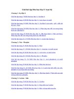 Tải Giải bài tập Hóa học lớp 11 trọn bộ - Để học tốt môn Hóa học lớp 11