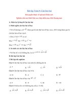 Tải Bài tập Toán 9: Căn bậc hai - Bài tập Toán lớp 9 có lời giải