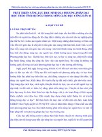 Sáng kiến kinh nghiệm, SKKN - Phát triển năng lực học sinh qua phương pháp dạy học theo tình huống trong bộ môn Giáo dục công dân 12