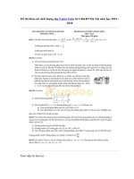 Tải Đề thi khảo sát chất lượng lớp 9 môn Toán Sở GD&ĐT Hà Nội năm học 2019 - 2020 - Đề thi khảo sát lớp 9 môn Toán