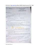 Tải Đề thi học kì 2 lớp 9 môn Toán Phòng GD&ĐT Hưng Hà năm học 2019 - 2020 - Đề kiểm tra học HK2 môn Toán lớp 9