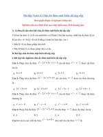 Tải Bài tập Toán 8: Chia đa thức một biến đã sắp xếp - Giải Toán 8 Chương 1 Đại số