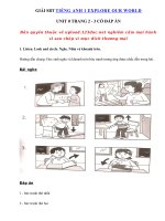 Tải Giải SBT Tiếng Anh lớp 1 Unit 0 trang 2 3 - Giải sách bài tập tiếng Anh lớp 1 Unit 0 sách Cánh Diều