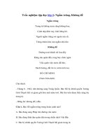 Tải Trắc nghiệm Ngắm trăng, Không đề - Trắc nghiệm Tập đọc lớp 4