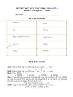 Tải Đề thi Violympic Toán lớp 4 vòng 4 năm 2019 - 2020 - Đề thi giải toán qua mạng lớp 4 có đáp án