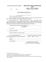 Tải Mẫu giấy phép hoạt động in - HoaTieu.vn