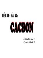tiết 35 cacbon  thcs thanh am
