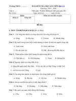 Tải Đề thi học kì 2 lớp 6 môn Địa lý năm 2019 - 2020 - Đề thi Địa lý lớp 6 học kì 2 Có đáp án