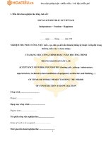 Tải Biên bản nghiệm thu tiếng Anh - HoaTieu.vn