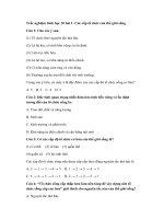 Tải Trắc nghiệm Sinh học 10 bài 1: Các cấp tổ chức của thế giới sống - Trắc nghiệm Sinh học 10 bài 1 có đáp án