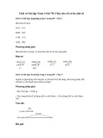 Tải Giải vở bài tập Toán 4 bài 78: Chia cho số có ba chữ số - Giải vở bài tập Toán 4 tập 1