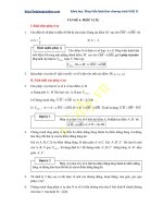 Vấn đề 6: Phép vị tự và các dạng bài tập