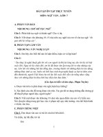 bài tập ôn tập trực tuyếnmôn ngữ văn  lớp 7a phần văn bản nội dung