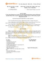 QĐ-BTNMT văn bản quy phạm pháp luật hết hiệu lực trong 6 tháng đầu năm 2020 - HoaTieu.vn