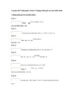 Tải Luyện thi Violympic Toán 4: Dạng tính giá trị của biểu thức - Bài tập luyện thi Violympic Toán 4