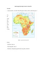 Tải Giải bài tập SGK Địa lí 5 bài 23: Châu Phi - Giải bài tập môn Địa lý lớp 5 tập 2