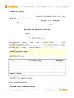 Tải Mẫu biên bản họp bầu giám đốc, tổng giám đốc - HoaTieu.vn