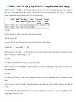 Tải Giải bài tập SGK Vật lý lớp 8 Bài 24: Công thức tính nhiệt lượng - Để học tốt môn Vật lý lớp 8