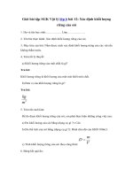 Tải Giải bài tập Vật lý 6 bài 12: Xác định khối lượng riêng của sỏi - Giải bài tập SGK Vật lý lớp 6