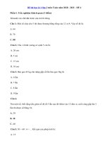 Tải Đề thi học kì 1 lớp 3 môn Toán năm 2020 - 2021 - Đề 4 - Đề thi Toán lớp 3 học kì 1