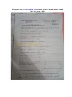 Tải Đề thi giữa học kì 1 lớp 10 môn Toán Trường THPT Cầm Bá Thước, Thanh Hóa năm 2020 - 2021 - Đề kiểm tra giữa học kì 1 lớp 10 môn Toán