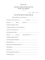 Tải Mẫu giấy đề nghị đăng ký kinh doanh hộ kinh doanh - HoaTieu.vn