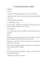 Tải Lý thuyết Tiếng Việt 5: Tập đọc - Cao Bằng - Lý thuyết Tập đọc lớp 5