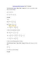 Tải Giải Toán 7 bài 7: Tỉ lệ thức - Giải bài tập SGK Toán lớp 7 bài 7