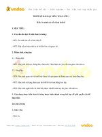 Tải Giáo án môn Toán lớp 1 theo chương trình GDPT mới - HoaTieu.vn