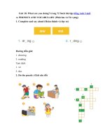 Tải Giải bài tập SBT tiếng Anh lớp 3 chương trình mới Unit 18: What are you doing? - Để học tốt Tiếng Anh lớp 3 Thí điểm bài 18: Bạn đang làm gì vậy?