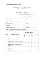 Tải Bảng đánh giá nhân viên cuối năm - HoaTieu.vn