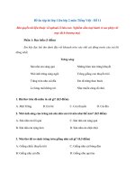 Tải Phiếu bài tập ôn hè lớp 1 lên lớp 2 năm 2020 môn Tiếng Việt - Đề 11 - Bài tập hè lớp 1 lên lớp 2 môn Tiếng Việt có đáp án