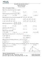 Đề kiểm tra định kì môn Toán tháng 7 lớp 9 năm 2018